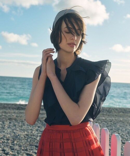 ANAYI / アナイ シャツ・ブラウス | ライトローンラッフル ブラウス | 詳細24