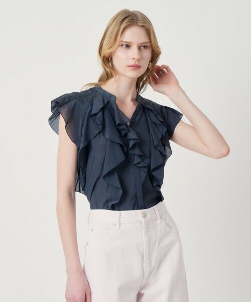 ANAYI / アナイ シャツ・ブラウス | ライトローンラッフル ブラウス | 詳細10