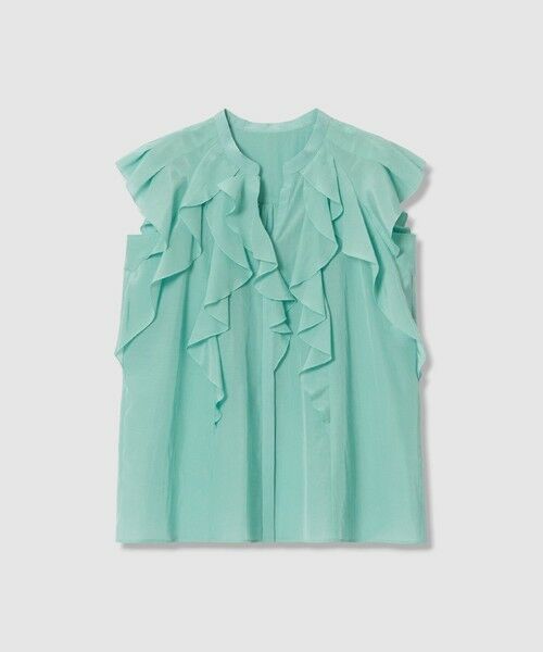 ANAYI / アナイ シャツ・ブラウス | ライトローンラッフル ブラウス（mint green (73)）