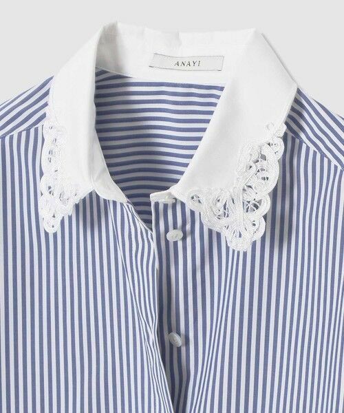 ANAYI / アナイ シャツ・ブラウス | コットンブロード衿刺繍シャツ | 詳細8