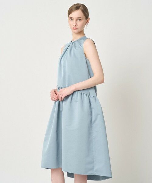 ANAYI / アナイ ロング・マキシ丈ワンピース | タフタティアードテント ワンピース（light blue (62)）