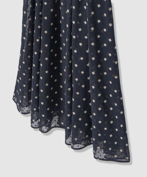 ANAYI / アナイ ロング・マキシ丈ワンピース | フラワー刺繍ドットフレア ワンピース | 詳細15