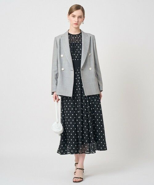 ANAYI / アナイ ロング・マキシ丈ワンピース | フラワー刺繍ドットフレア ワンピース | 詳細21