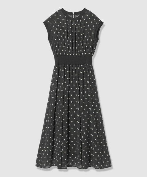 ANAYI / アナイ ロング・マキシ丈ワンピース | フラワー刺繍ドットフレア ワンピース | 詳細22