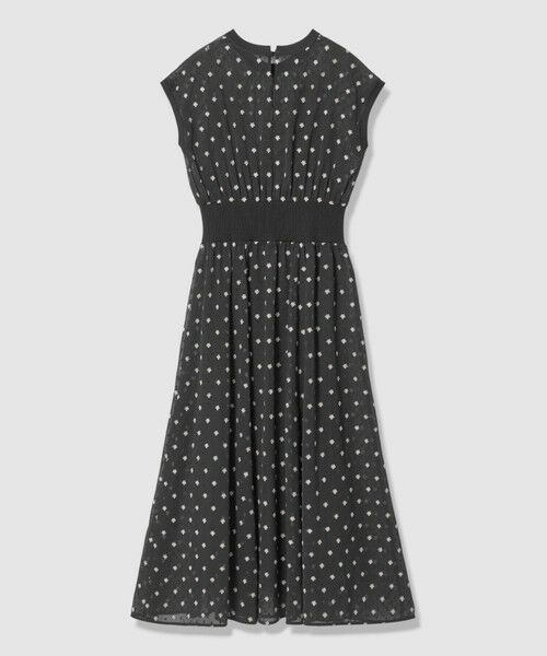 ANAYI / アナイ ロング・マキシ丈ワンピース | フラワー刺繍ドットフレア ワンピース | 詳細23