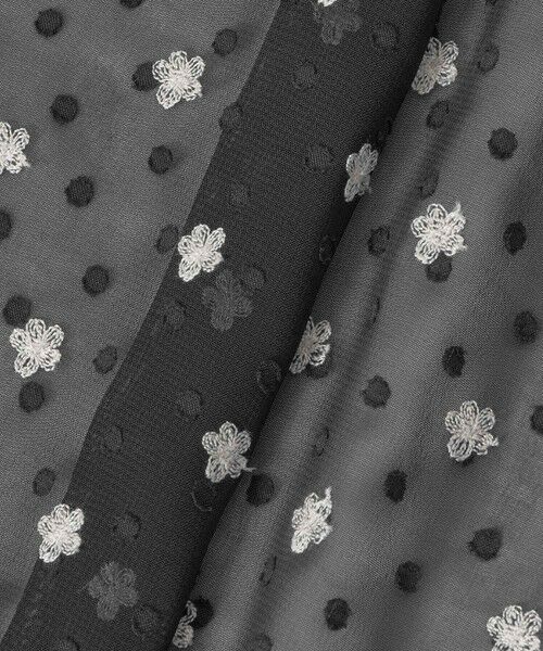 ANAYI / アナイ ロング・マキシ丈ワンピース | フラワー刺繍ドットフレア ワンピース | 詳細26