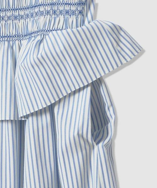 ANAYI / アナイ ミニ丈・ひざ丈ワンピース | カラーストライプスモッキング ワンピース | 詳細3