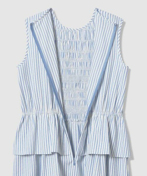 ANAYI / アナイ ミニ丈・ひざ丈ワンピース | カラーストライプスモッキング ワンピース | 詳細5