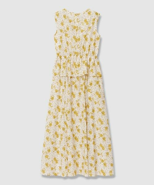 ANAYI / アナイ ミニ丈・ひざ丈ワンピース | フラワードットプリントスモッキング ワンピース | 詳細6