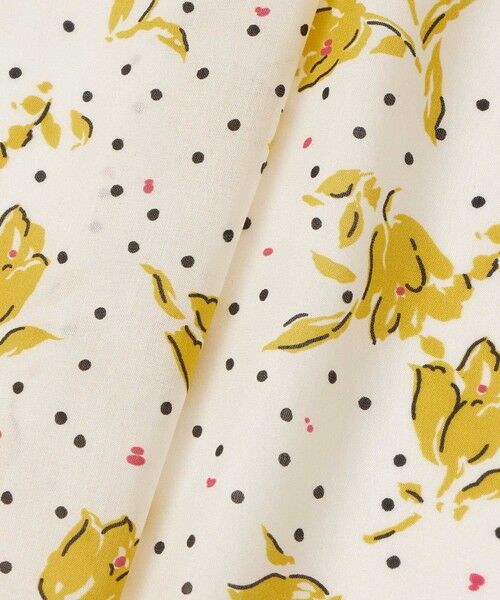 ANAYI / アナイ ミニ丈・ひざ丈ワンピース | フラワードットプリントスモッキング ワンピース | 詳細8