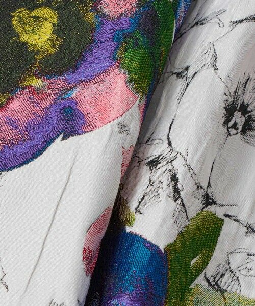 ANAYI / アナイ ロング・マキシ丈ワンピース | ふくれフラワージャガードキーホールフレア ワンピース | 詳細15