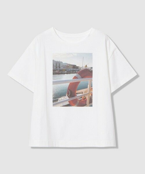 ANAYI / アナイ Tシャツ | コットン天竺フォトプリントTシャツ | 詳細4