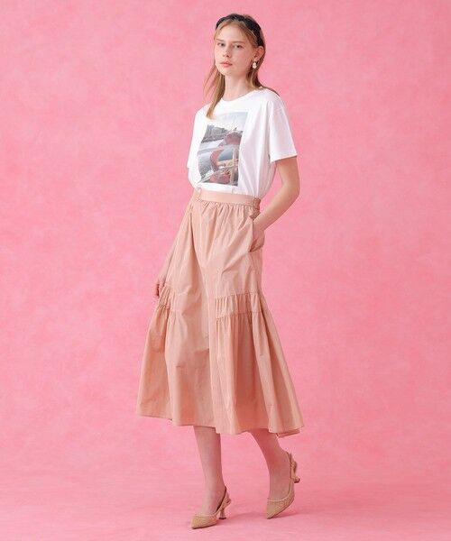 ANAYI / アナイ Tシャツ | コットン天竺フォトプリントTシャツ | 詳細2