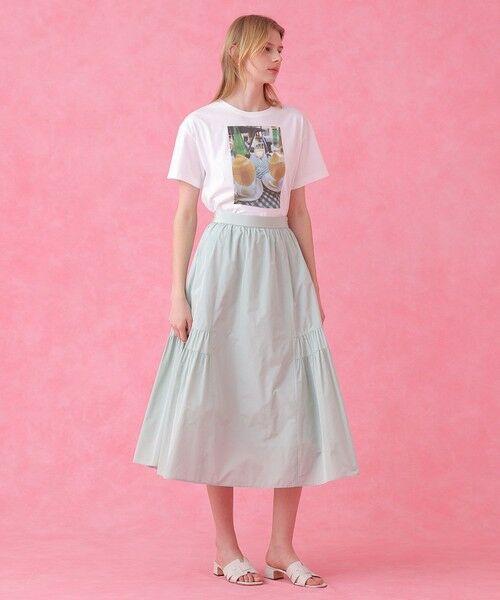 ANAYI / アナイ Tシャツ | コットン天竺フォトプリントTシャツ | 詳細12