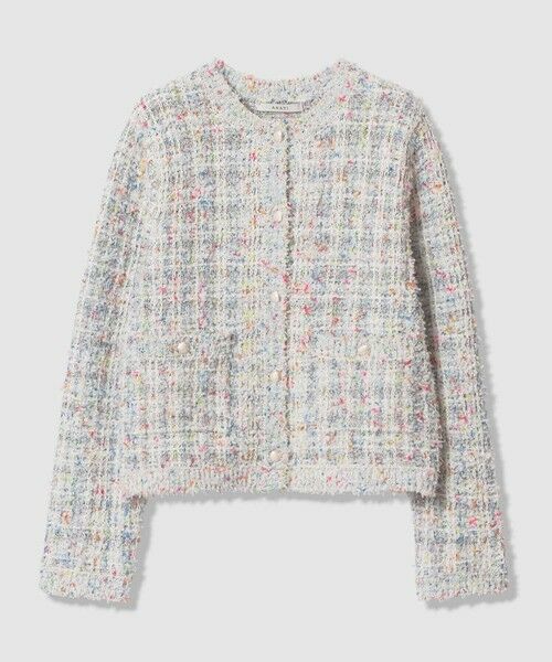 ANAYI / アナイ カーディガン・ボレロ | マルティプルニットツイードジャケット（blue mix (68)）