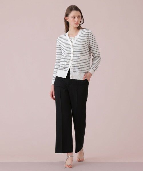 ANAYI / アナイ カーディガン・ボレロ | パウダーボーダー Vカーディガン | 詳細2