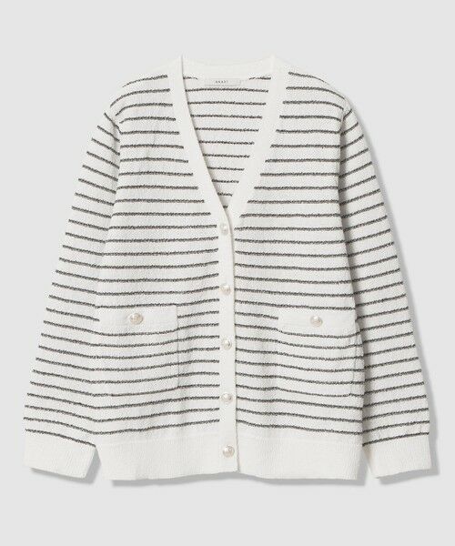 ANAYI / アナイ カーディガン・ボレロ | パウダーボーダー Vカーディガン | 詳細3