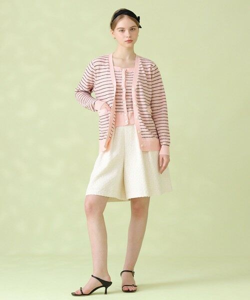 ANAYI / アナイ カーディガン・ボレロ | パウダーボーダー Vカーディガン | 詳細9