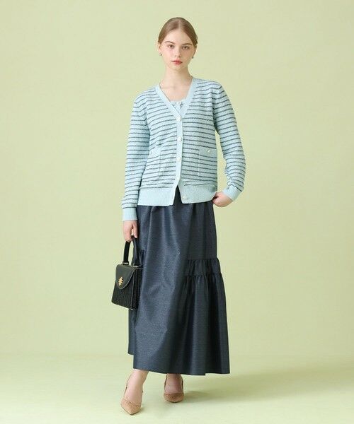 ANAYI / アナイ カーディガン・ボレロ | パウダーボーダー Vカーディガン | 詳細16