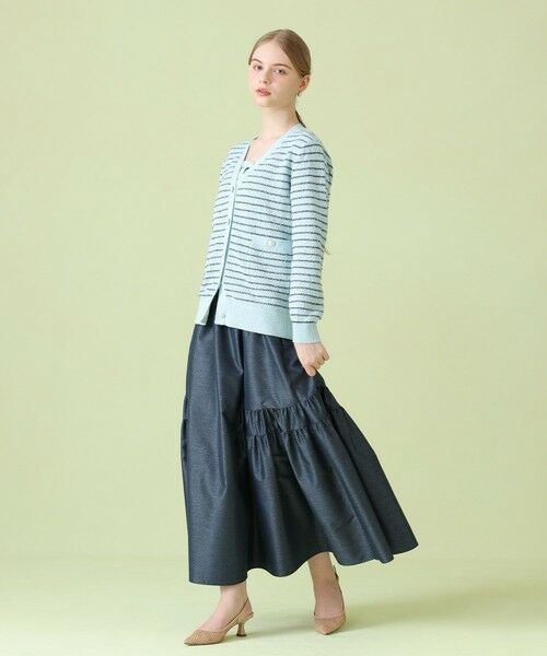 ANAYI / アナイ カーディガン・ボレロ | パウダーボーダー Vカーディガン | 詳細17