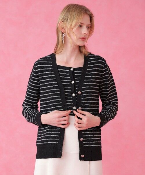 ANAYI / アナイ カーディガン・ボレロ | パウダーボーダー Vカーディガン | 詳細27