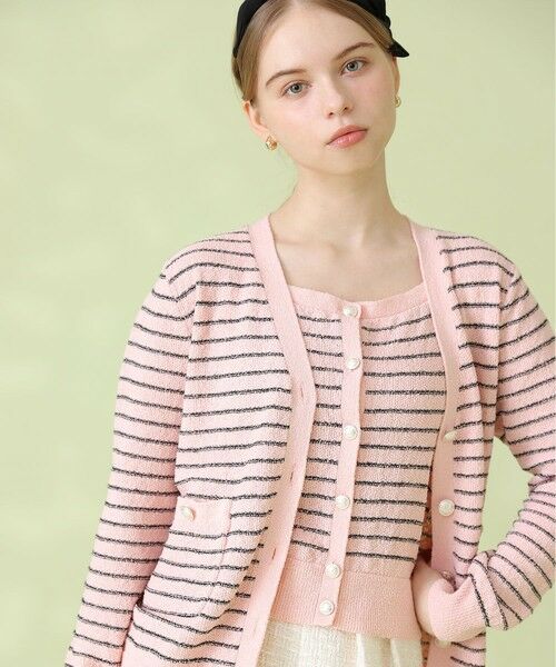 ANAYI / アナイ ニット・セーター | パウダーボーダーキャミプルオーバー | 詳細6