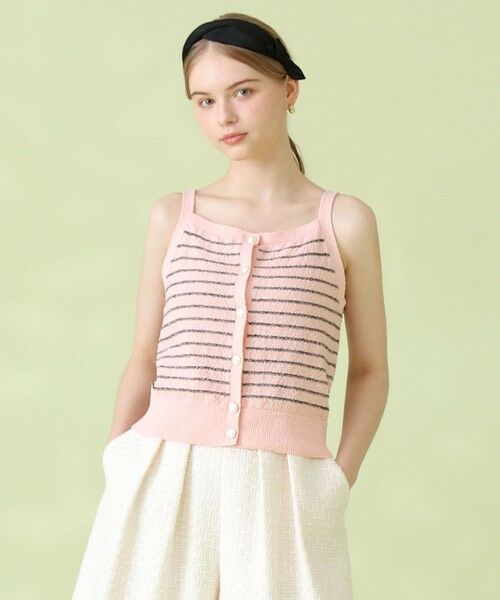 ANAYI / アナイ ニット・セーター | パウダーボーダーキャミプルオーバー | 詳細7