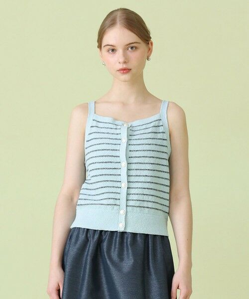 ANAYI / アナイ ニット・セーター | パウダーボーダーキャミプルオーバー | 詳細19
