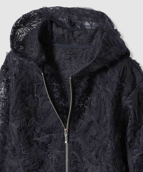 ANAYI / アナイ パーカー | チュールコードレースフーディブルゾン | 詳細11