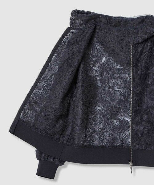 ANAYI / アナイ パーカー | チュールコードレースフーディブルゾン | 詳細14