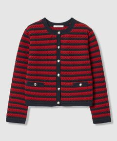 ANAYI / アナイ カーディガン・ボレロ | アイレットボーダー カーディガン