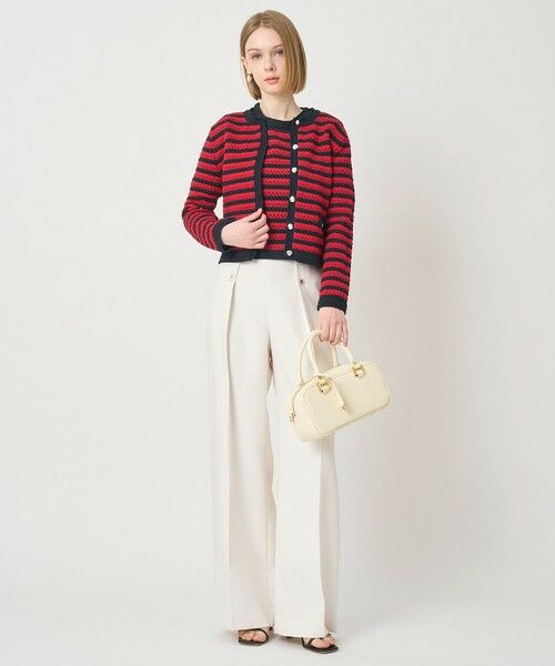 ANAYI / アナイ カーディガン・ボレロ | アイレットボーダー カーディガン | 詳細10