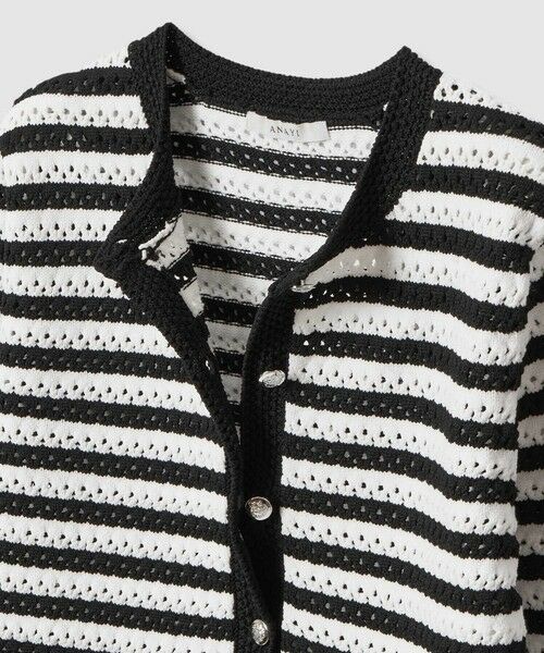 ANAYI / アナイ カーディガン・ボレロ | アイレットボーダー カーディガン | 詳細23