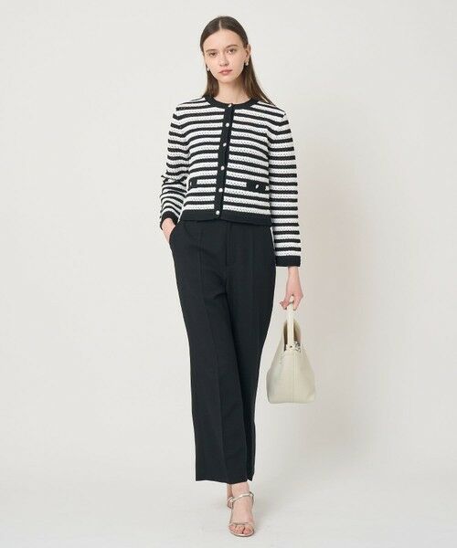 ANAYI / アナイ カーディガン・ボレロ | アイレットボーダー カーディガン | 詳細8