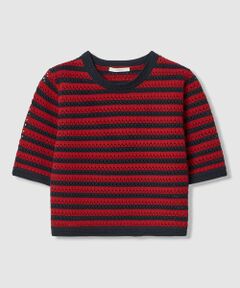 ANAYI / アナイ ニット・セーター | アイレットボーダー プルオーバー