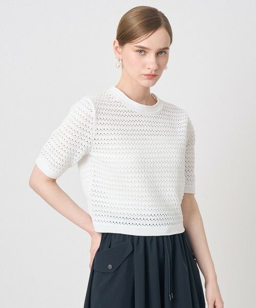 ANAYI / アナイ ニット・セーター | アイレットボーダー プルオーバー | 詳細2