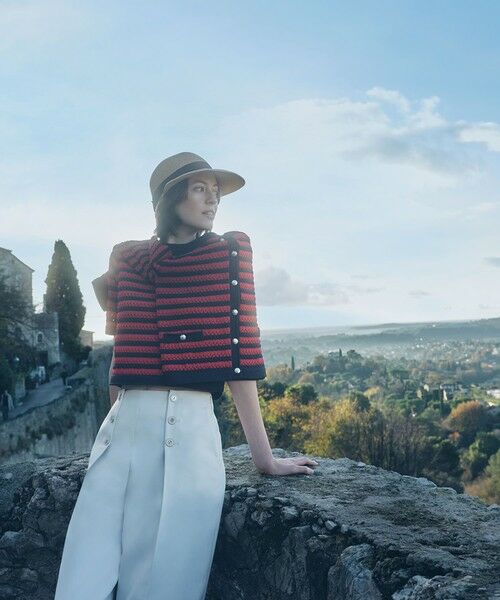 ANAYI / アナイ ニット・セーター | アイレットボーダー プルオーバー | 詳細4