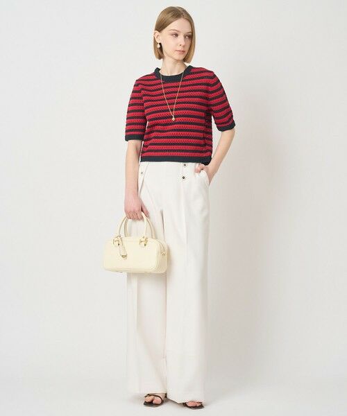 ANAYI / アナイ ニット・セーター | アイレットボーダー プルオーバー | 詳細6