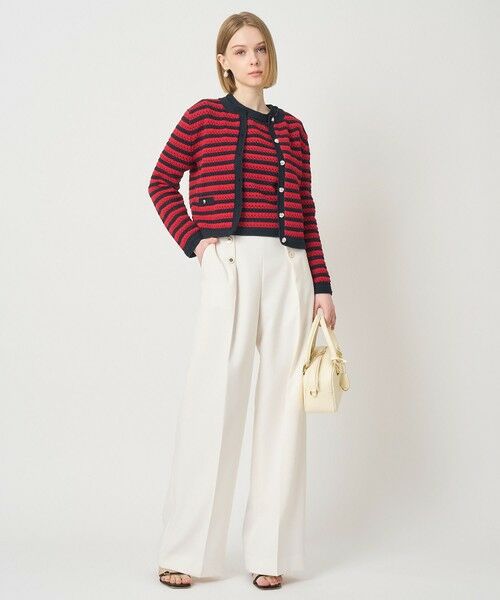 ANAYI / アナイ ニット・セーター | アイレットボーダー プルオーバー | 詳細7