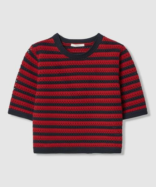 ANAYI / アナイ ニット・セーター | アイレットボーダー プルオーバー | 詳細12