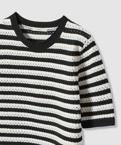 ANAYI / アナイ ニット・セーター | アイレットボーダー プルオーバー | 詳細27