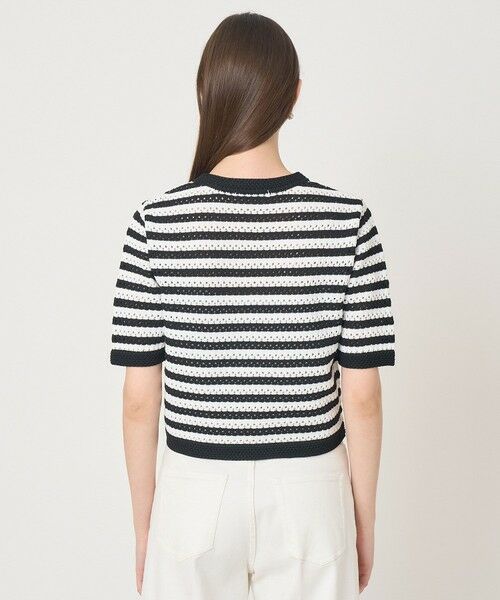 ANAYI / アナイ ニット・セーター | アイレットボーダー プルオーバー | 詳細12