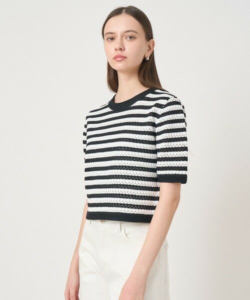 ANAYI / アナイ ニット・セーター | アイレットボーダー プルオーバー | 詳細13