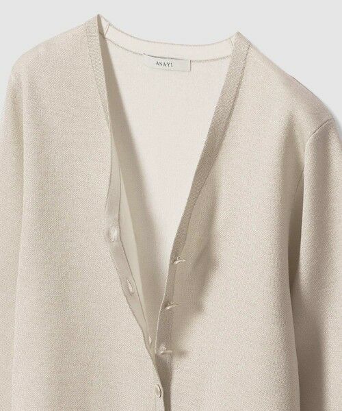 ANAYI / アナイ カーディガン・ボレロ | シアーラメダブルウィーブVカーディガン | 詳細2