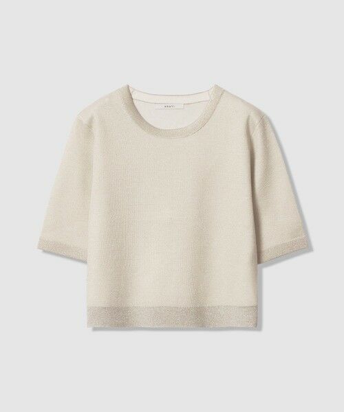 ANAYI / アナイ ニット・セーター | シアーラメダブルウィーブプルオーバー（off white (02)）