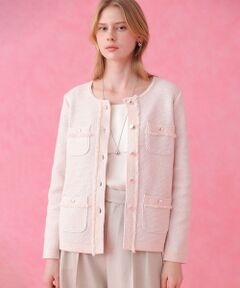 ANAYI / アナイ カーディガン・ボレロ | ミックスツイード ジャケットカーディガン