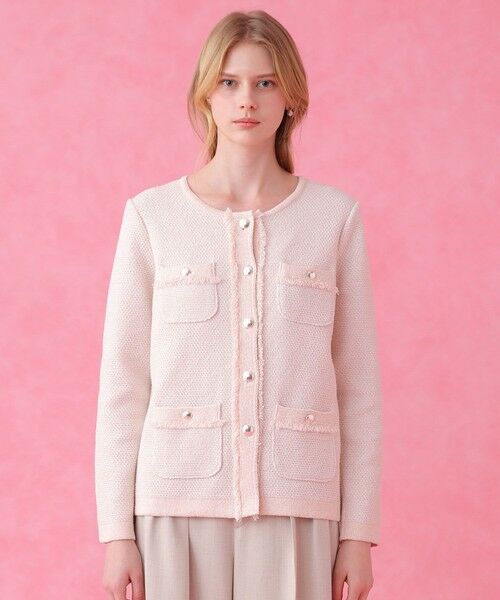 ANAYI / アナイ カーディガン・ボレロ | ミックスツイード ジャケットカーディガン | 詳細1