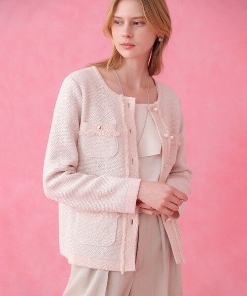 ANAYI / アナイ カーディガン・ボレロ | ミックスツイード ジャケットカーディガン | 詳細4