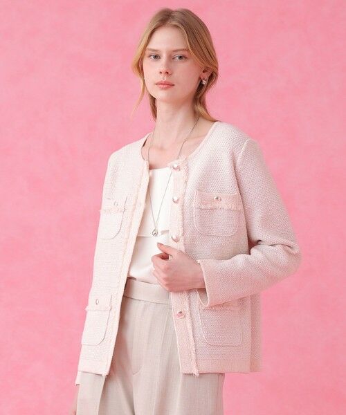 ANAYI / アナイ カーディガン・ボレロ | ミックスツイード ジャケットカーディガン | 詳細5