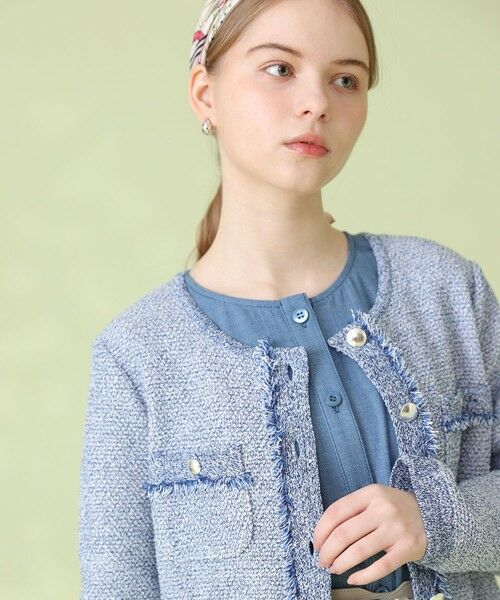 ANAYI / アナイ カーディガン・ボレロ | ミックスツイード ジャケットカーディガン | 詳細13